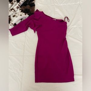 Diane Von Furstenburg Silk One Shoulder Dress